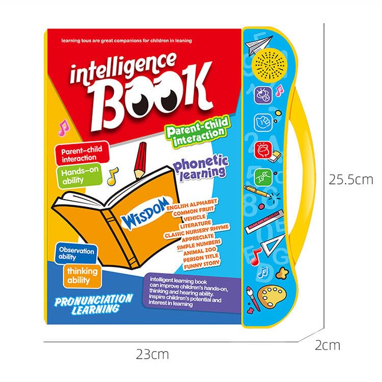 IntellioKids™ Smart Learning Book 15 Interactive Activities | Montessori Learning