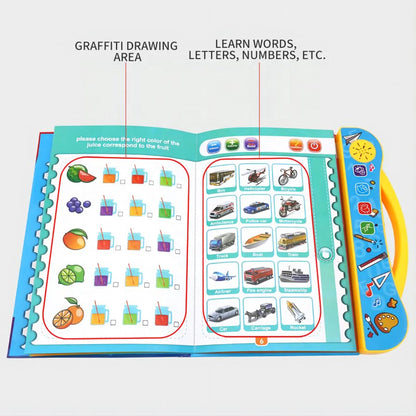 IntellioKids™ Smart Learning Book 15 Interactive Activities | Montessori Learning