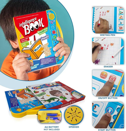 IntellioKids™ Smart Learning Book 15 Interactive Activities | Montessori Learning