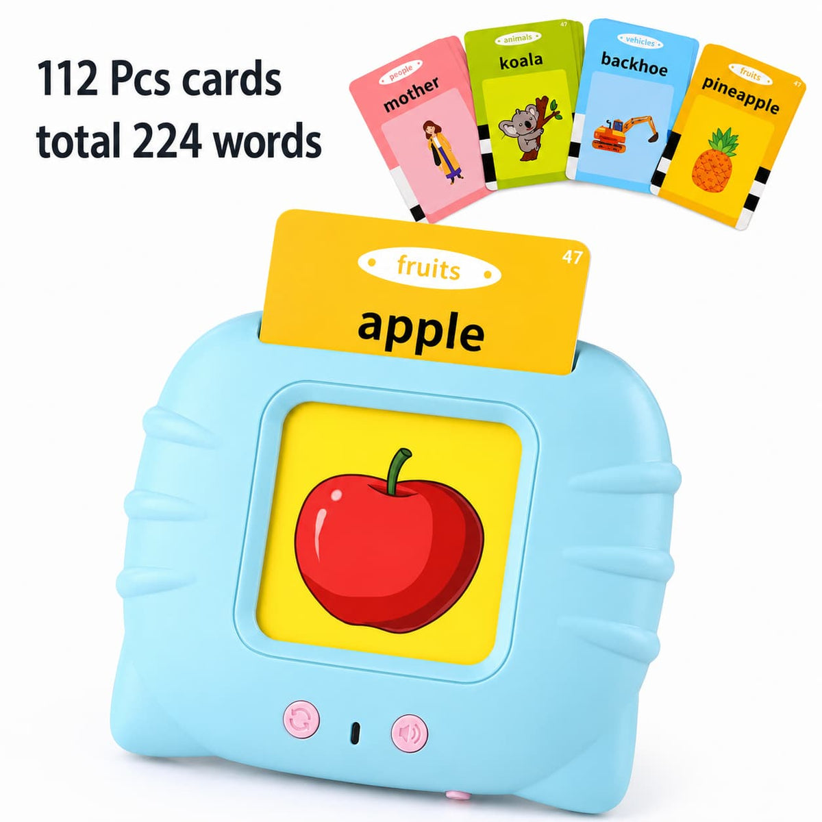 Intelliokids Talking Flash Cards™ – 224 Words
