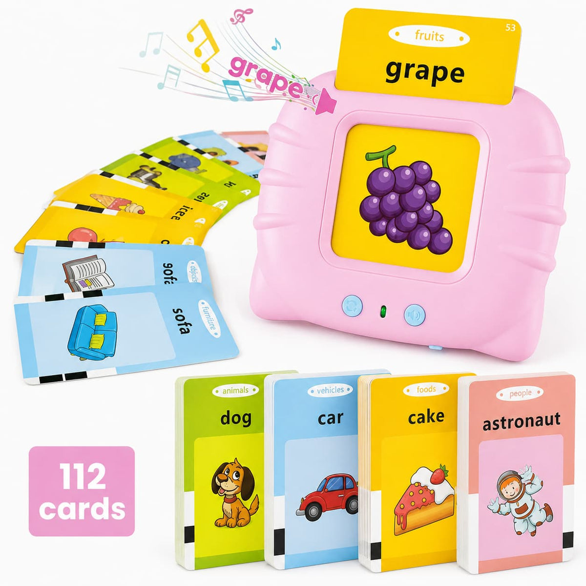 Intelliokids Talking Flash Cards™ – 224 Words