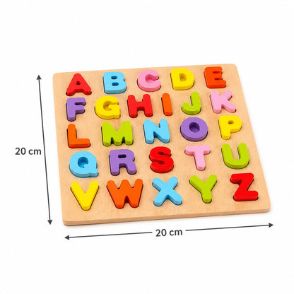 Wooden Alphabet, Numbers & Shapes Learning Board Sets
