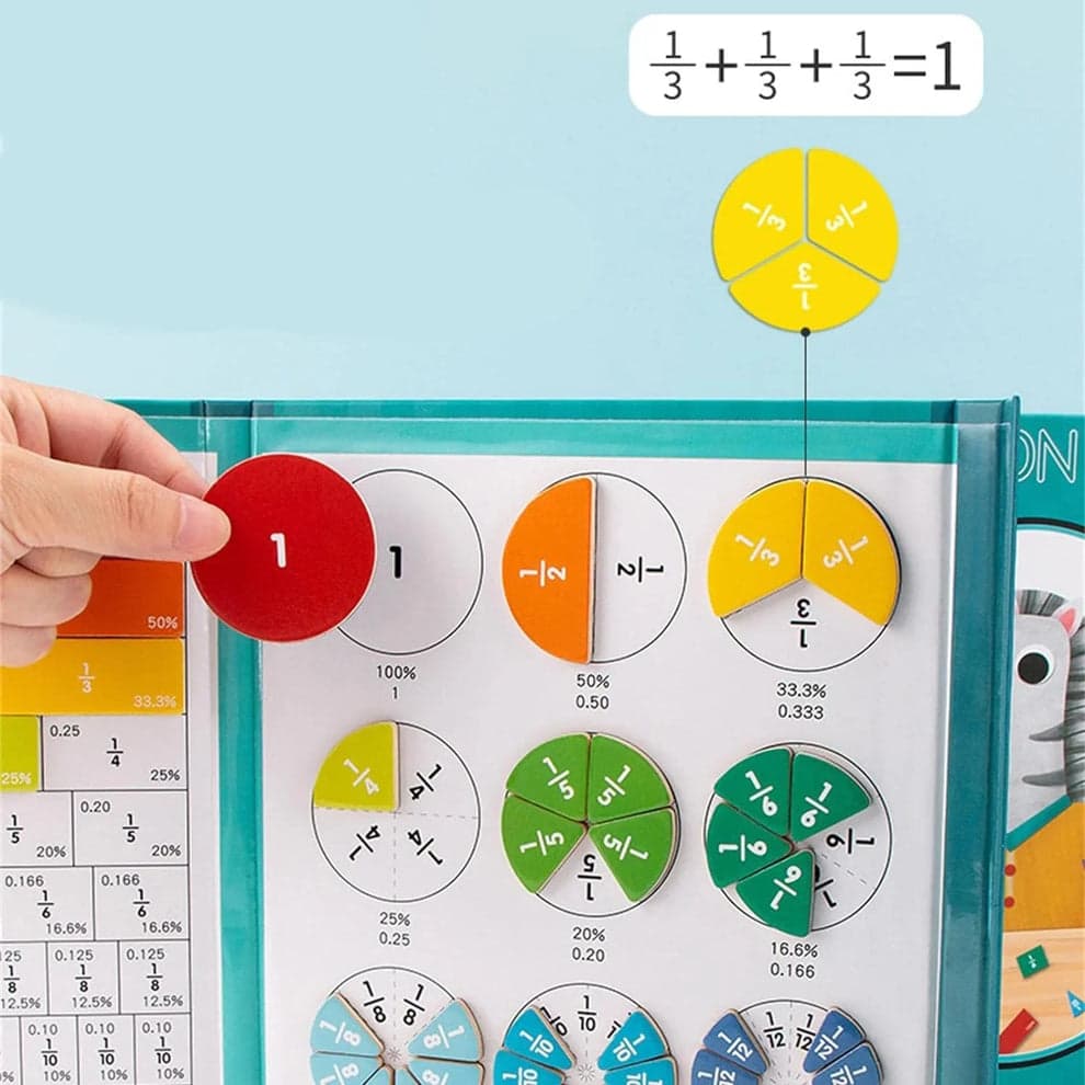 Intelliokids™ Magnetic Fraction Learning Toy